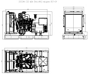 Дизельный генератор ТСС АД-320С-Т400-1РМ17 (Mecc Alte)